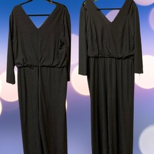 Black long sleeve Calvin Klein jumpsuit